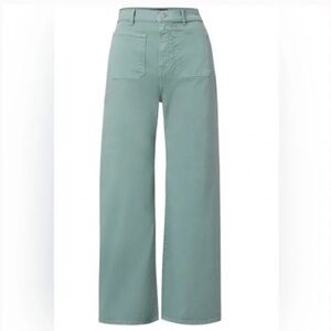 Veronica Beard Grant Wide Leg pant in Seaglass